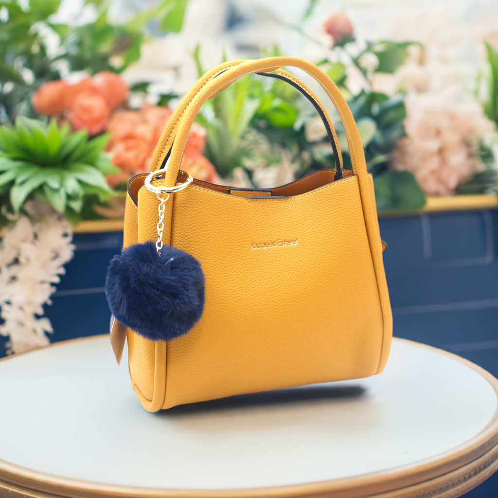Sac porté main Corolia Jaune by Jacques Esterel : Élégance et fraîcheur