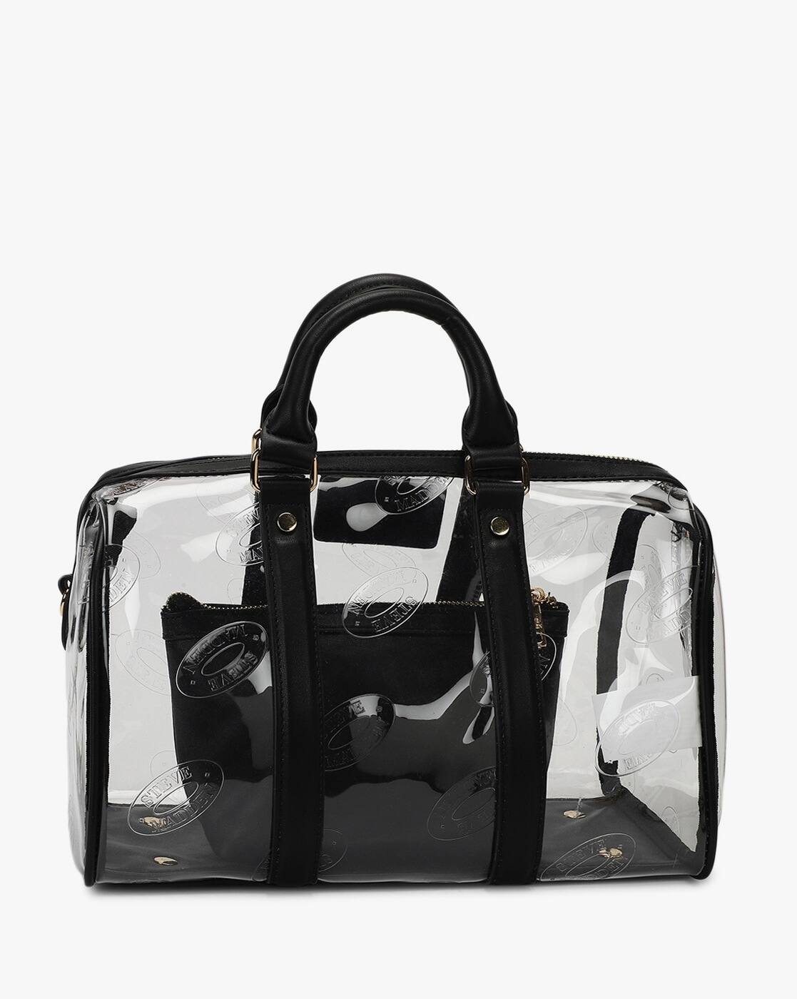 Sac Transparent Noir BSTASSIL by Steve Madden – Élégance moderne & format compact