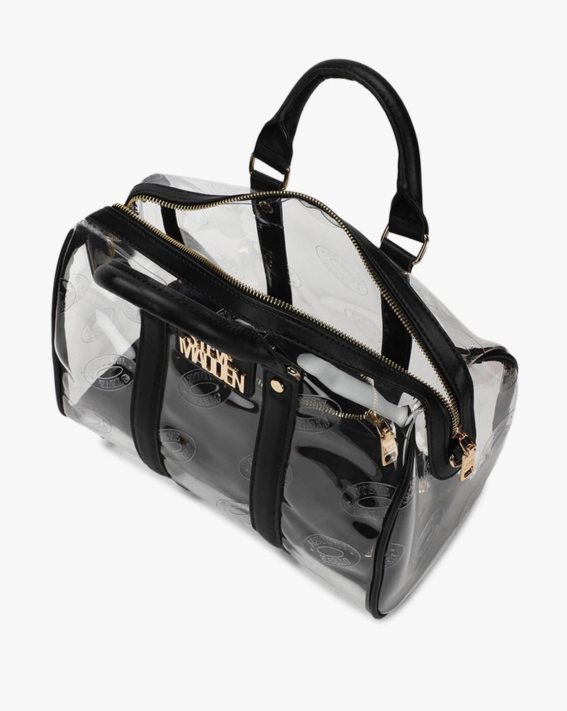 Sac Transparent Noir BSTASSIL by Steve Madden – Élégance moderne & format compact