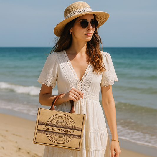 Mini Sac cabas Soelie gold marron by Jacques Esterel