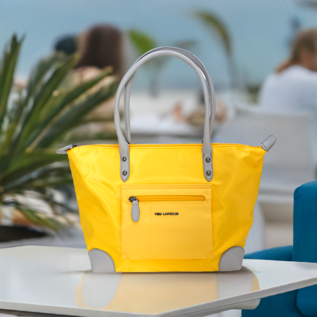 Sac Shopping ronda by Ted Lapidus - Jaune beige