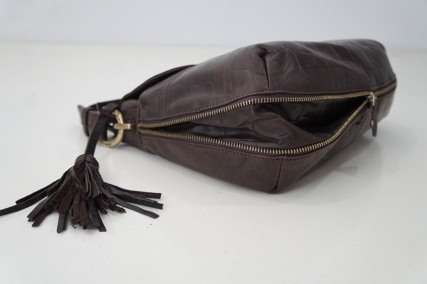 Sac vintage en cuir Jacques Esterel : Un classique intemporel Marron, , Sac à Elle, Sac, BAGAGE, TED LAPIDUS JACQUES ESTEREL, STEVE MADDEN