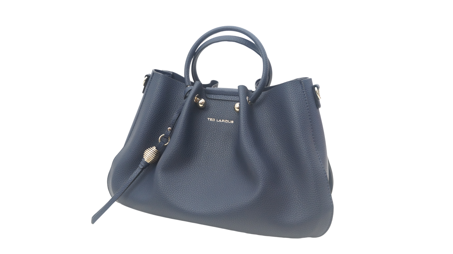 Gretel Porte Main Marine By Ted Lapidus, MARINE, Sac à Elle, Sac, BAGAGE, TED LAPIDUS JACQUES ESTEREL, STEVE MADDEN