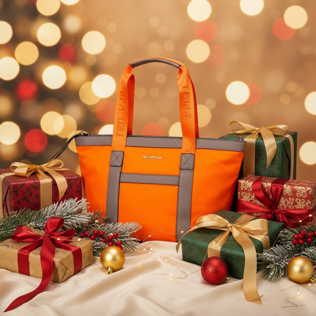 Sac cabas Ronda II Orange by Ted Lapidus