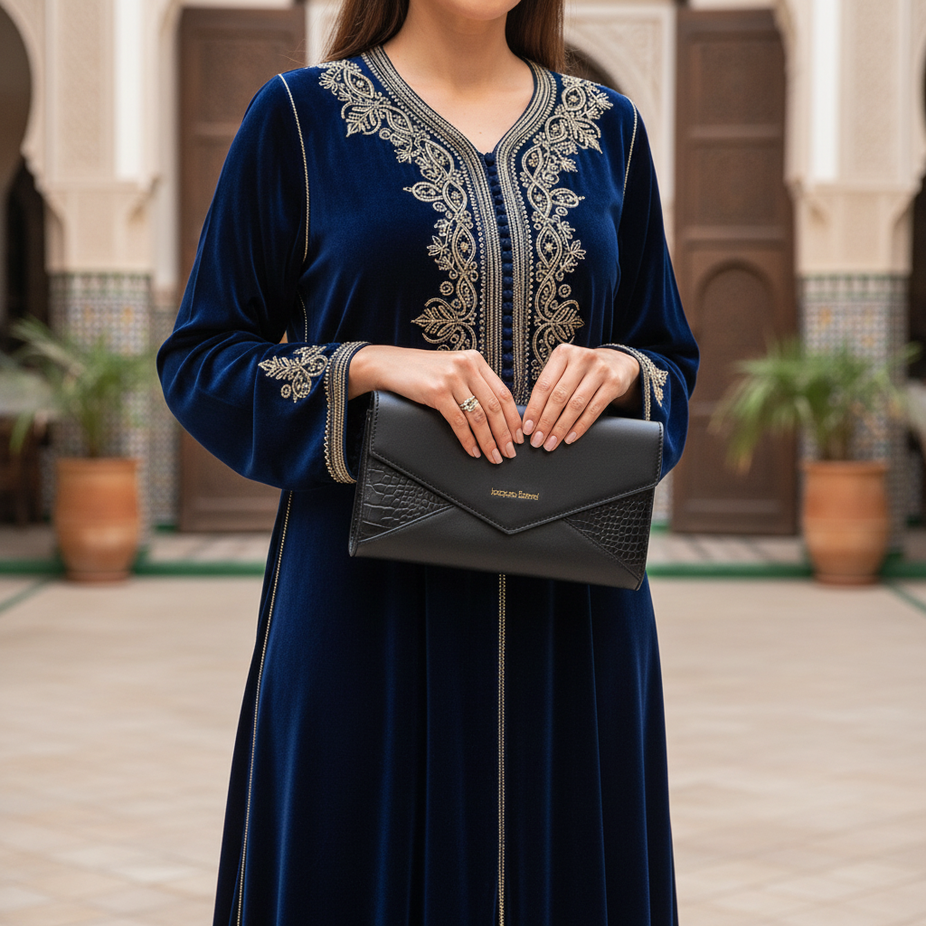 Titre : Pochette Savannah Jacques Esterel : Élégance et Texture pour Vos Soirées
