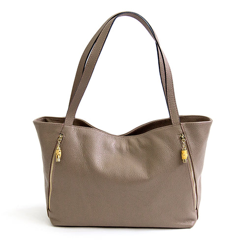 Sac cabas Bamboo by Laura Di Maggio Taupe, Taupe, Sac Ã  Elle, Sac, BAGAGE, TED LAPIDUS JACQUES ESTEREL, STEVE MADDEN