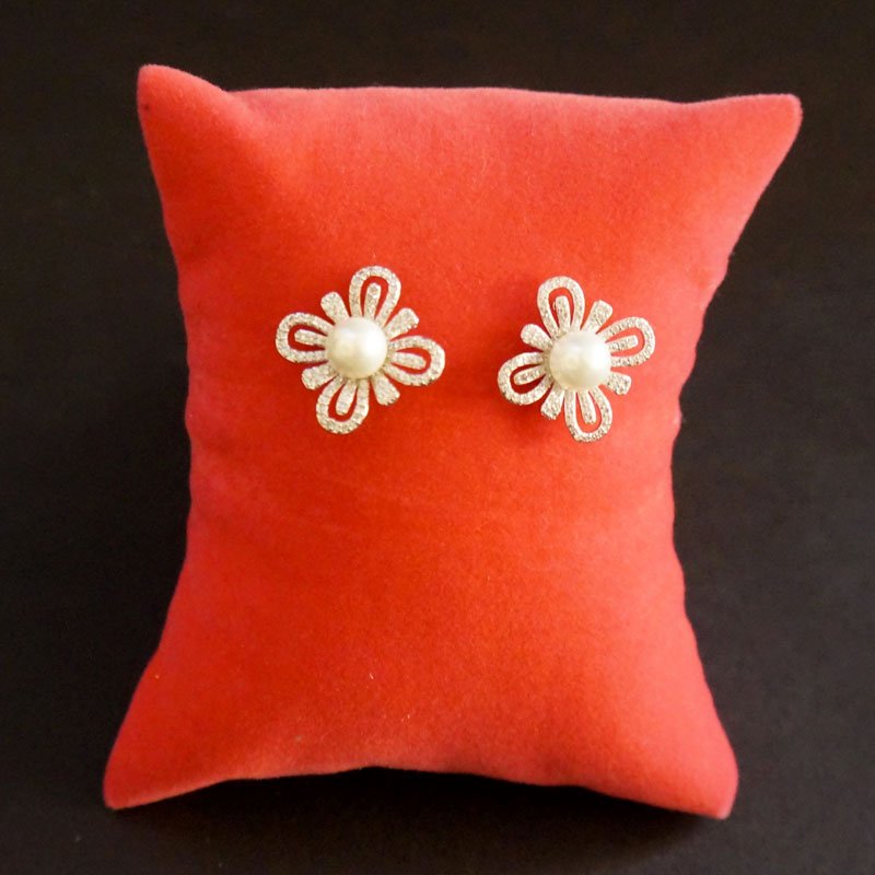 Boucle d'oreille Acier Zircon Perle by Jacques Esterel, ACIER ARGENTE, Sac à Elle, Sac, BAGAGE, TED LAPIDUS JACQUES ESTEREL, STEVE MADDEN