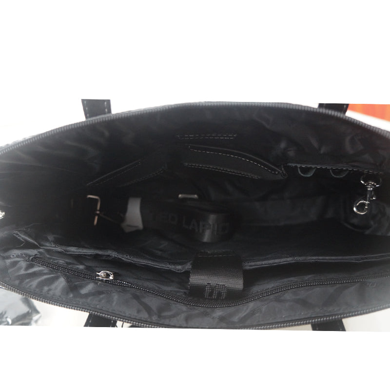 Sac Porte Document Fidelio Version II Noir By Ted Lapidus, , Sac à Elle, Sac, BAGAGE, TED LAPIDUS JACQUES ESTEREL, STEVE MADDEN