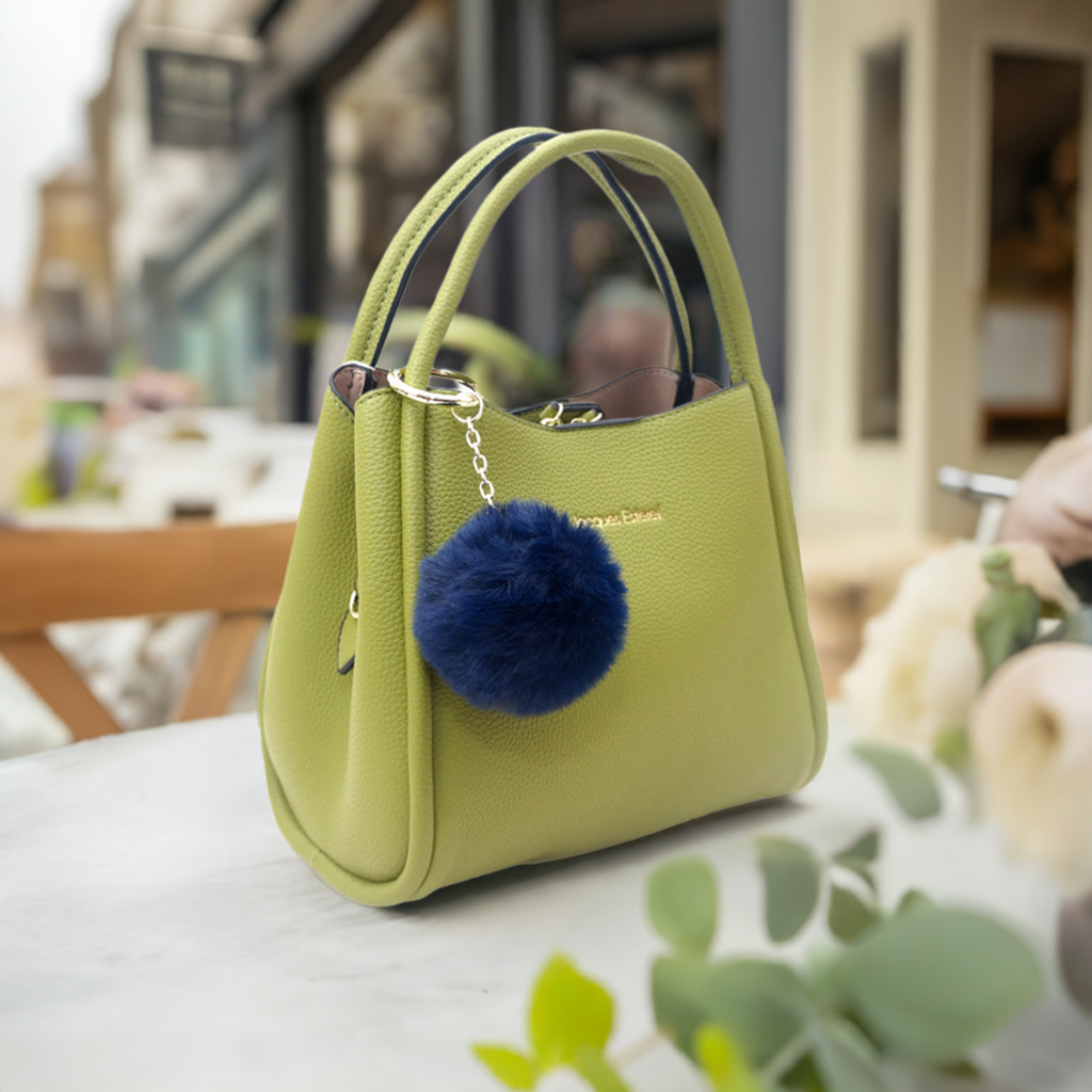 Sac porté main Corolia vert by Jacques Esterel : Élégance et fraîcheur, , Sac à Elle, Sac, BAGAGE, TED LAPIDUS JACQUES ESTEREL, STEVE MADDEN
