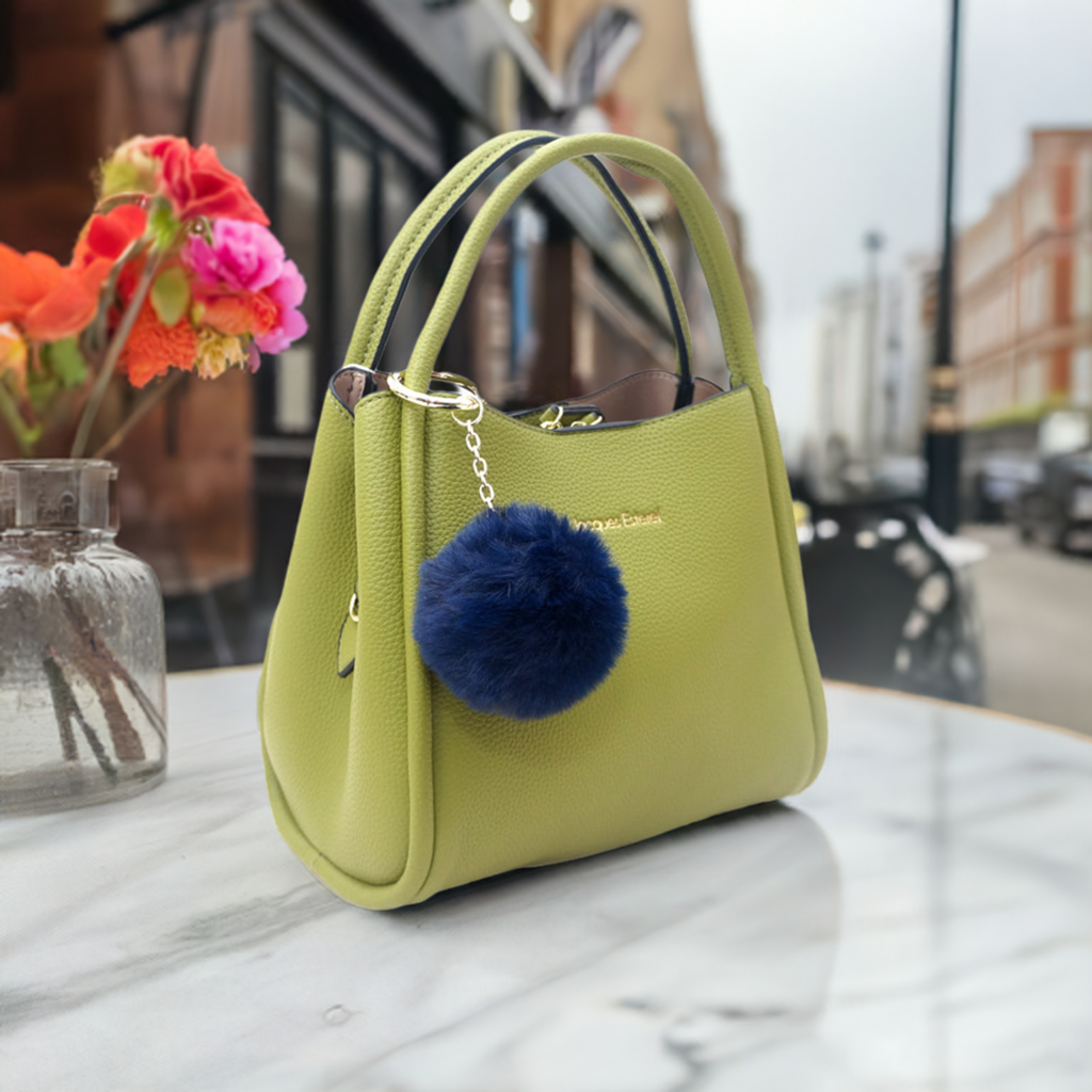 Sac porté main Corolia vert by Jacques Esterel : Élégance et fraîcheur, , Sac à Elle, Sac, BAGAGE, TED LAPIDUS JACQUES ESTEREL, STEVE MADDEN
