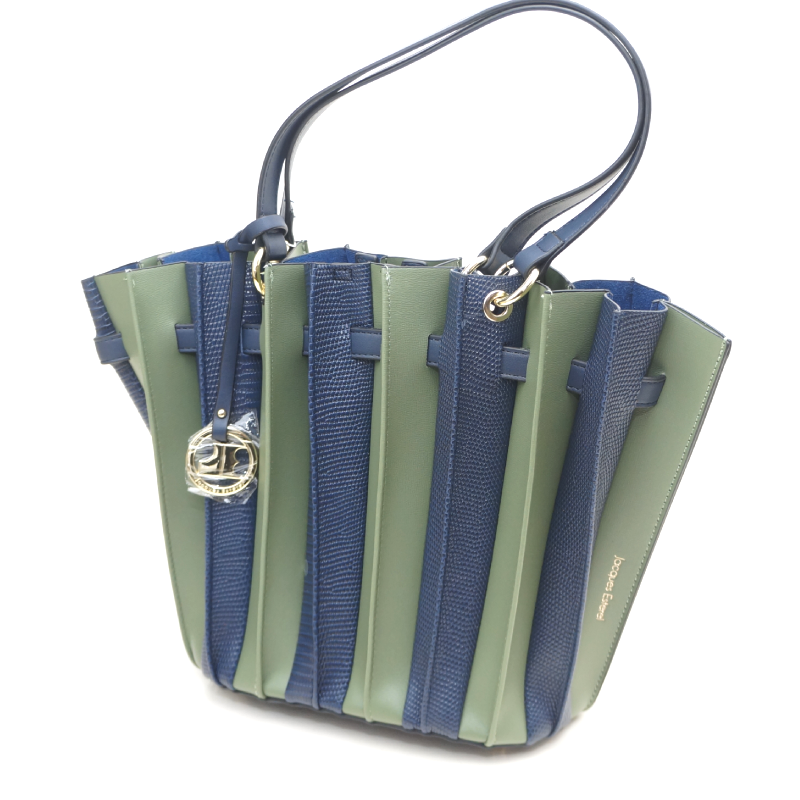Sac Panier Marion II : L'Audace Bicolore et Bi-Matière qui Redéfinit le Style, VERT/MARINE, Sac à Elle, Sac, BAGAGE, TED LAPIDUS JACQUES ESTEREL, STEVE MADDEN