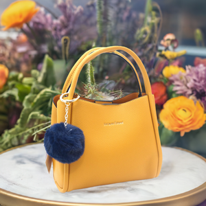 Sac porté main Corolia Jaune by Jacques Esterel : Élégance et fraîcheur
