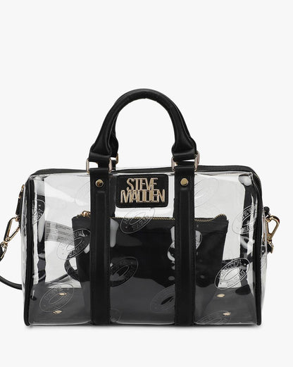 Sac Transparent Noir BSTASSIL by Steve Madden – Élégance moderne & format compact