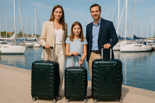Voyagez avec Élégance et Sérénité : Set de 3 Trolleys Jacques Esterel Paris, Robustes et Design
