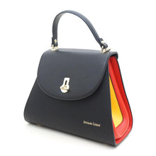 تحميل الصورة إلى المعرض ، Sac trap&egrave;ze No&eacute;mie By Jacques Esterel, NOIR/JAUNE/ROUGE, Sac &Atilde;&nbsp; Elle, Sac, BAGAGE, TED LAPIDUS JACQUES ESTEREL, STEVE MADDEN