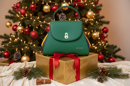 Sac 2 en 1 trapèze Noémie vert By Jacques Esterel