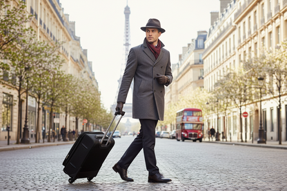 Bagage cabine petite valise Fidelio de Ted Lapidus : L'Élégance du Cuir pour des Voyages Inoubliables
