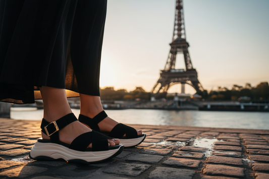 ZOOMER Navy sued Sandales à plateforme by STEVE MADDEN