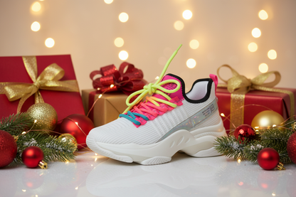 Mac White Sneakers by Steve Madden