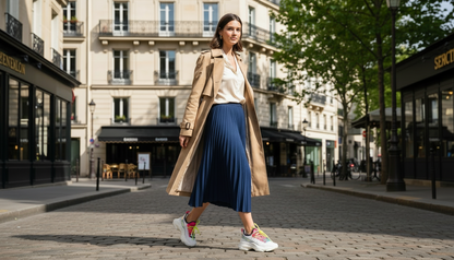 Mac White Sneakers by Steve Madden