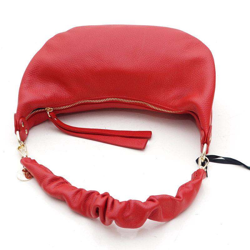 Sac Baguette en cuir Rouge Susan  by Laura Di Maggio, rouge, Sac &Atilde;&nbsp; Elle, Sac, BAGAGE, TED LAPIDUS JACQUES ESTEREL, STEVE MADDEN