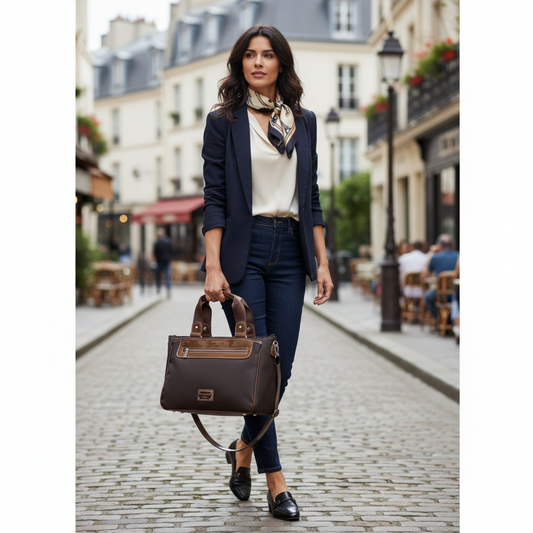 L'Élégance Discrète : Sac Cabas Tonic de Ted Lapidus, Un Compagnon Quotidien Raffiné