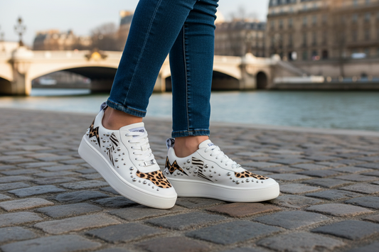 Brycin Leopard Sneakers by Steve Madden