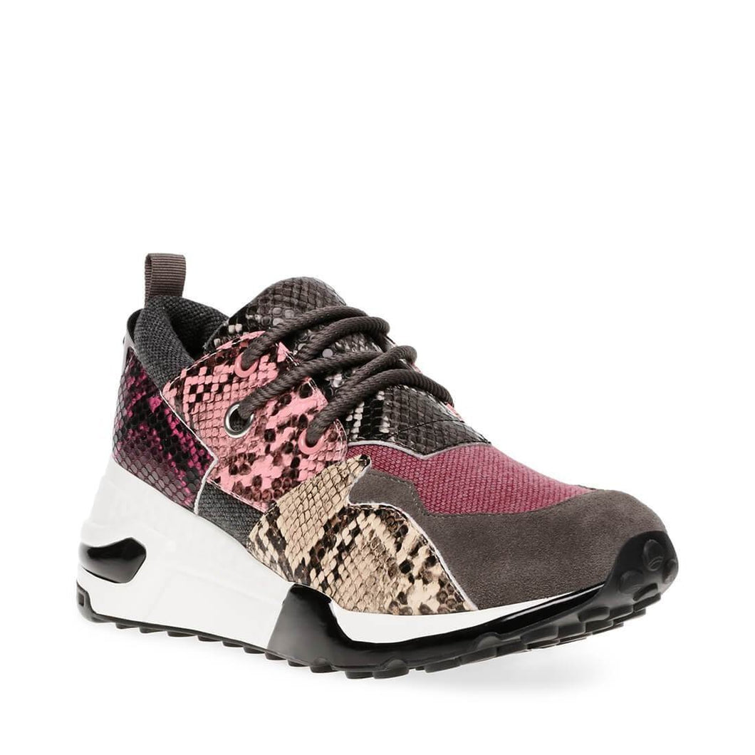 Cliff Sneakers Serpent Gris by Steve Madden