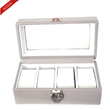 تحميل الصورة إلى المعرض ، Coffret de rangement en cuir vitr&eacute; pour 4 &amp;nbsp;montres Jacques Esterel : l&#39;&eacute;crin parfait pour vos garde-temps, TAUPE, Sac &Atilde;&nbsp; Elle, Sac, BAGAGE, TED LAPIDUS JACQUES ESTEREL, STEVE MADDEN