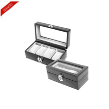 تحميل الصورة إلى المعرض ، Coffret de rangement en cuir vitr&eacute; pour 4 &amp;nbsp;montres Jacques Esterel : l&#39;&eacute;crin parfait pour vos garde-temps, NOIR, Sac &Atilde;&nbsp; Elle, Sac, BAGAGE, TED LAPIDUS JACQUES ESTEREL, STEVE MADDEN
