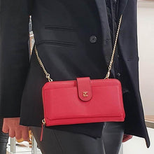 Charger l&#39;image dans la galerie, Compagnon Pochette Jara By Ted Lapidus, Rouge, Sac &Atilde;&nbsp; Elle, Sac, BAGAGE, TED LAPIDUS JACQUES ESTEREL, STEVE MADDEN
