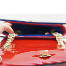 Charger l&#39;image dans la galerie, Sac Constance Chainette rouge by Jacques Esterel : &Eacute;l&eacute;gance et modernit&eacute;, , Sac &Atilde;&nbsp; Elle, Sac, BAGAGE, TED LAPIDUS JACQUES ESTEREL, STEVE MADDEN