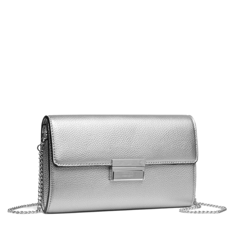 Pochette classique Erika Argent&eacute; By Jacques Esterel, argent, Sac &Atilde;&nbsp; Elle, Sac, BAGAGE, TED LAPIDUS JACQUES ESTEREL, STEVE MADDEN