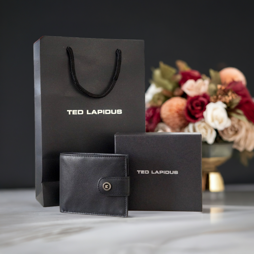 Portefeuille en Cuir Ted Lapidus : L'Élégance à portée de main - sacaelle