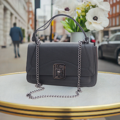 Sac Baguette Delia Noir by Ted Lapidus, , Sac &Atilde;&nbsp; Elle, Sac, BAGAGE, TED LAPIDUS JACQUES ESTEREL, STEVE MADDEN