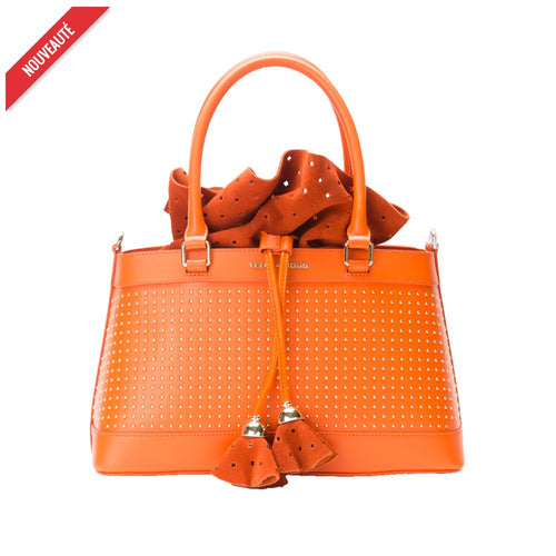 SAC PORTE MAIN SAINT HONORE  BY TED LAPIDUS, ORANGE, Sac à Elle, Sac, BAGAGE, TED LAPIDUS JACQUES ESTEREL, STEVE MADDEN