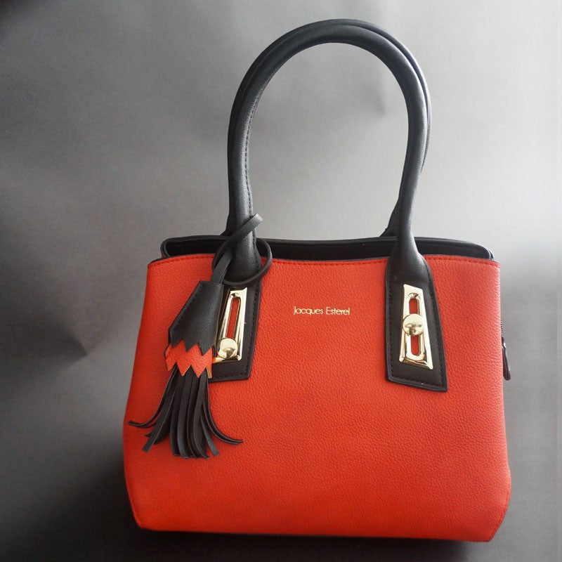 PIVOINE SAC PORTE MAIN BY JACQUES ESTEREL, ROUGE ET NOIR, Sac à Elle, Sac, BAGAGE, TED LAPIDUS JACQUES ESTEREL, STEVE MADDEN