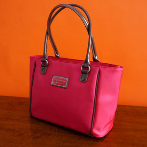 Moyen Shopping, fushia, Sac &agrave; Elle, Sac, BAGAGE, TED LAPIDUS JACQUES ESTEREL, STEVE MADDEN