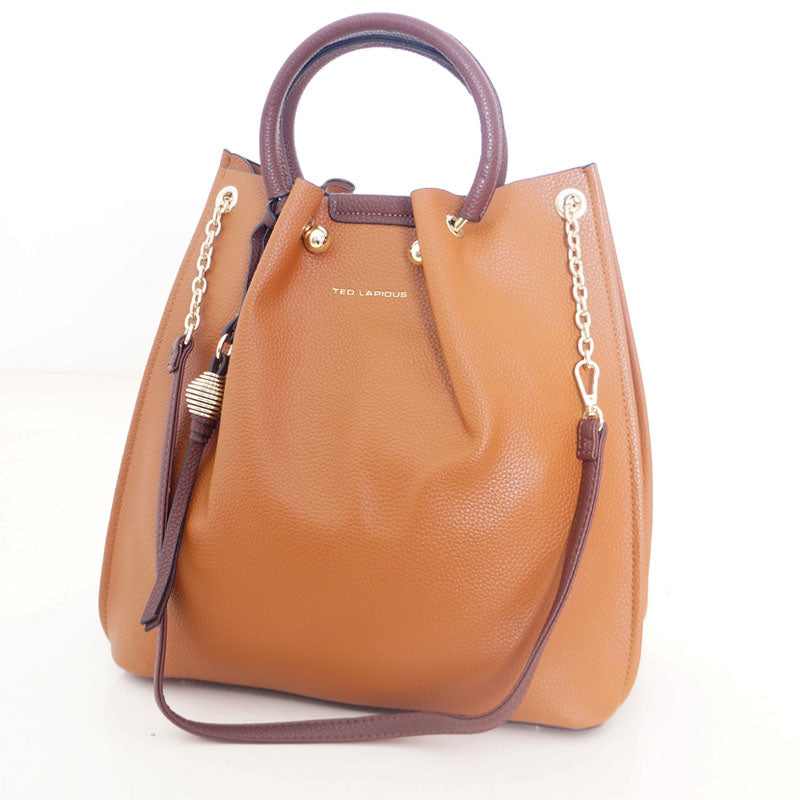 Sac &agrave; Dos et Porte-Main Gretel by Ted Lapidus  Le 3-en-1 Parfait, GOLD MARRON, Sac &Atilde;&nbsp; Elle, Sac, BAGAGE, TED LAPIDUS JACQUES ESTEREL, STEVE MADDEN