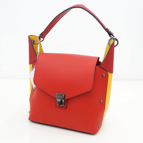 SAC  SEAU LEANE BY JACQUES ESTEREL, ROUGE/JAUNE/ROUGE, Sac à Elle, Sac, BAGAGE, TED LAPIDUS JACQUES ESTEREL, STEVE MADDEN