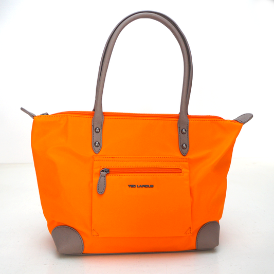 SAC SHOPPING RONDA II BY TED LAPIDUS, ORANGE / TAUPE, Sac &Atilde;&nbsp; Elle, Sac, BAGAGE, TED LAPIDUS JACQUES ESTEREL, STEVE MADDEN