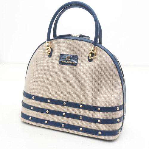 SAC PORTE MAIN SANTORINI BY TED LAPIDUS, BEIGE/MARINE, Sac à Elle, Sac, BAGAGE, TED LAPIDUS JACQUES ESTEREL, STEVE MADDEN