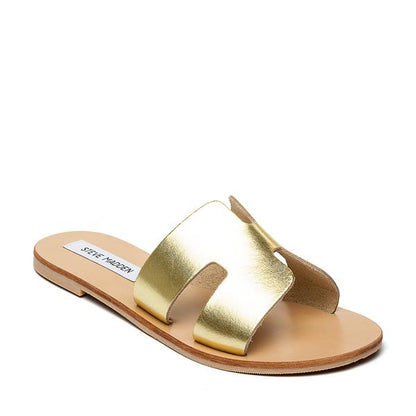 Sandales plates Grayson Steve Madden femme dorée Maroc