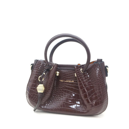 Mini sac bourse Gretel rouge Crocco BY TED LAPIDUS, marron, Sac &Atilde;&nbsp; Elle, Sac, BAGAGE, TED LAPIDUS JACQUES ESTEREL, STEVE MADDEN