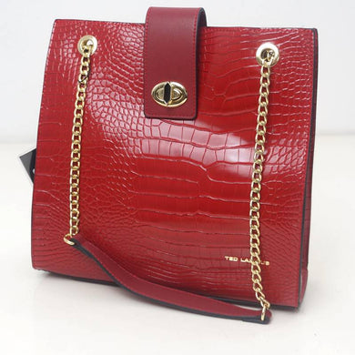 Sac porté épaule  Boston BY TED LAPIDUS, ROUGE, Sac à Elle, Sac, BAGAGE, TED LAPIDUS JACQUES ESTEREL, STEVE MADDEN