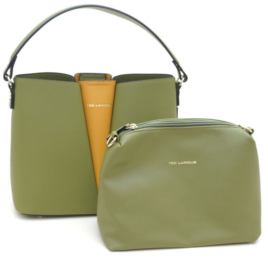 Petit Sac bourse port&eacute; &eacute;paule Nour by Ted Lapidus, ANIS/JAUNE, Sac &Atilde;&nbsp; Elle, Sac, BAGAGE, TED LAPIDUS JACQUES ESTEREL, STEVE MADDEN