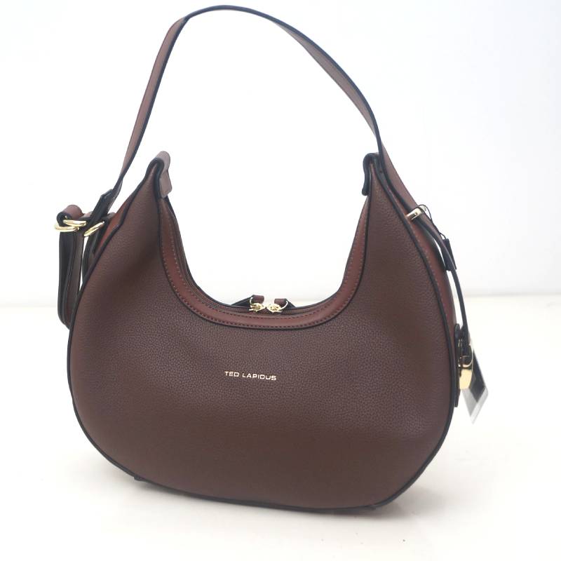 Sac bandoulière online ted lapidus marron
