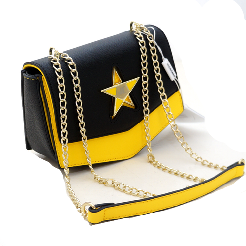 Sac Trotteur Faustine by Jacques Esterel, JAUNE/NOIR, Sac à Elle, Sac, BAGAGE, TED LAPIDUS JACQUES ESTEREL, STEVE MADDEN