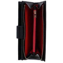 تحميل الصورة إلى المعرض ، Portefeuille compagnon Ted Lapidus Giorgie en cuir de vachette Noir, , Sac &Atilde;&nbsp; Elle, Sac, BAGAGE, TED LAPIDUS JACQUES ESTEREL, STEVE MADDEN