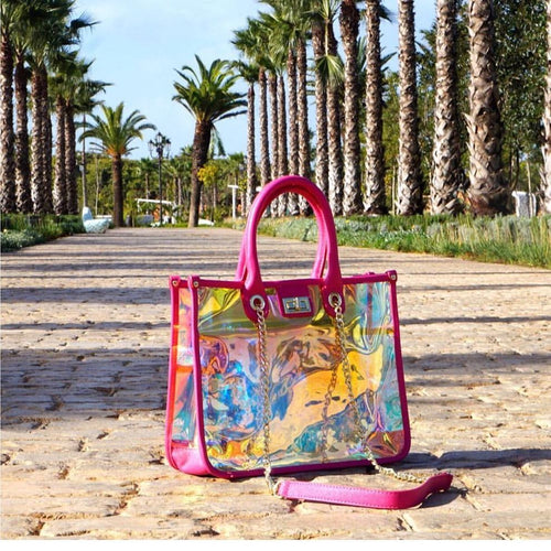 SAC CABAS AKOBO FUTURIST BAG BY JACQUES ESTEREL, fushia, Sac à Elle, Sac, BAGAGE, TED LAPIDUS JACQUES ESTEREL, STEVE MADDEN